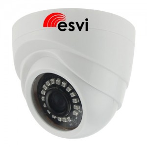 EVC-IP-D2.0-SG-P (XM), купольная IP видеокамера, 2.0Мп, f=2.8мм, POE