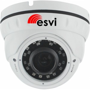 EVC-IP-DNT3.0-CX-P (XM), купольная уличная IP камера, 3.0Мп, f=2.8-12мм, POE