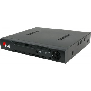 EVD-6104HS1-2, Гибридный AHD видеорегистратор, 4 канала 5Mp*14к/с, 1HDD, H.265